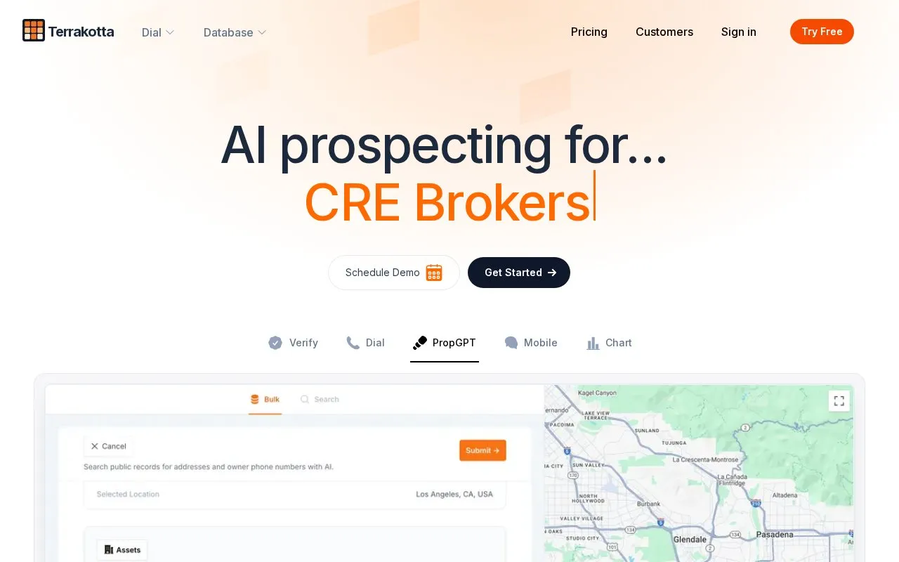 Terrakotta homepage screenshot