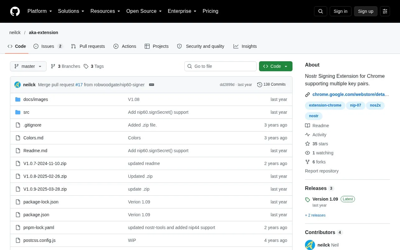 Aka Profiles homepage screenshot