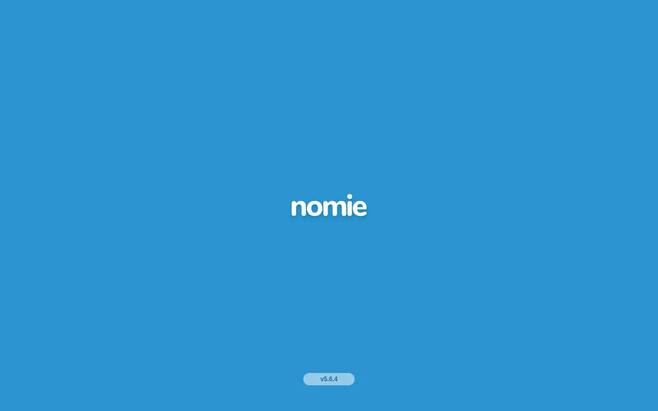 Nomie homepage screenshot