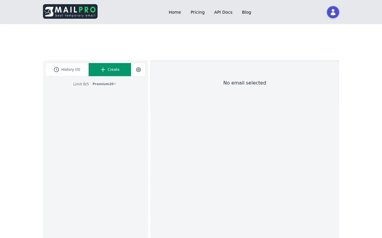 SmailPro homepage screenshot