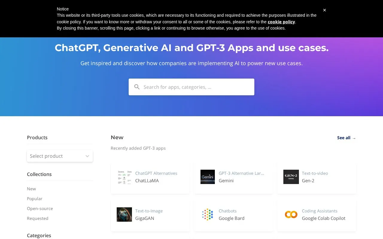 GPT-3 Demo homepage screenshot