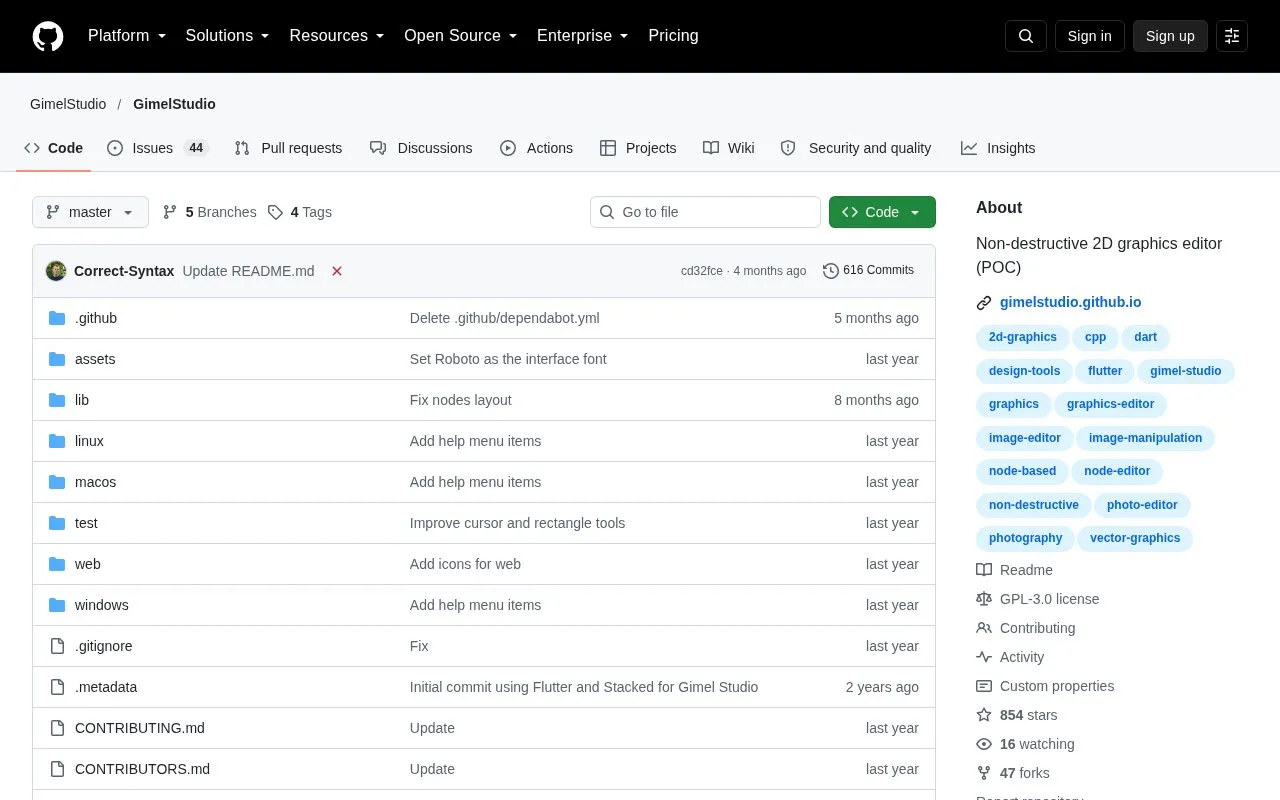 Gimel Studio homepage screenshot