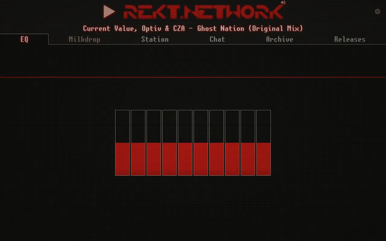 Rekt FM homepage screenshot