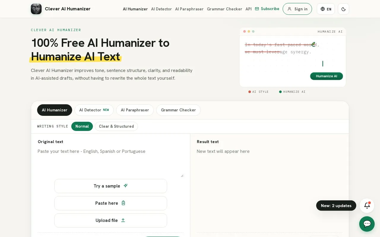 LAIKA homepage screenshot