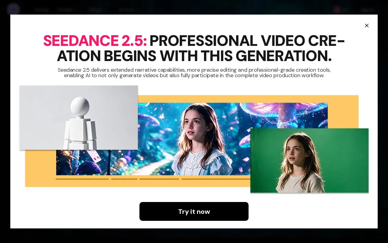 Image-to-Video Maker homepage screenshot