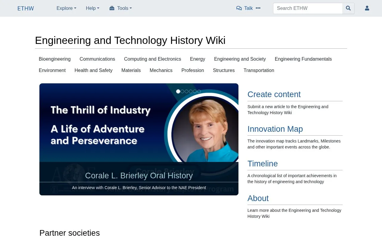 ETHW homepage screenshot