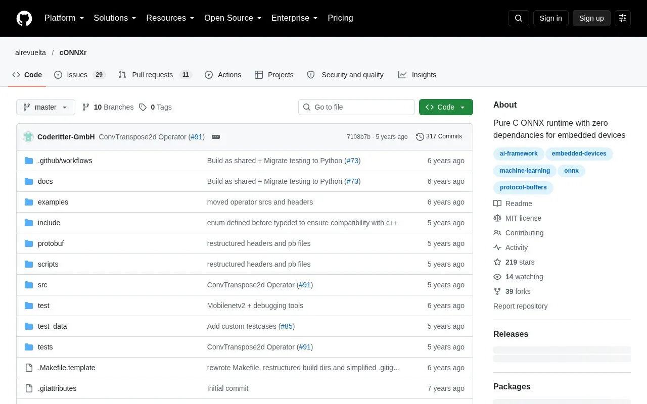 cONNXr homepage screenshot