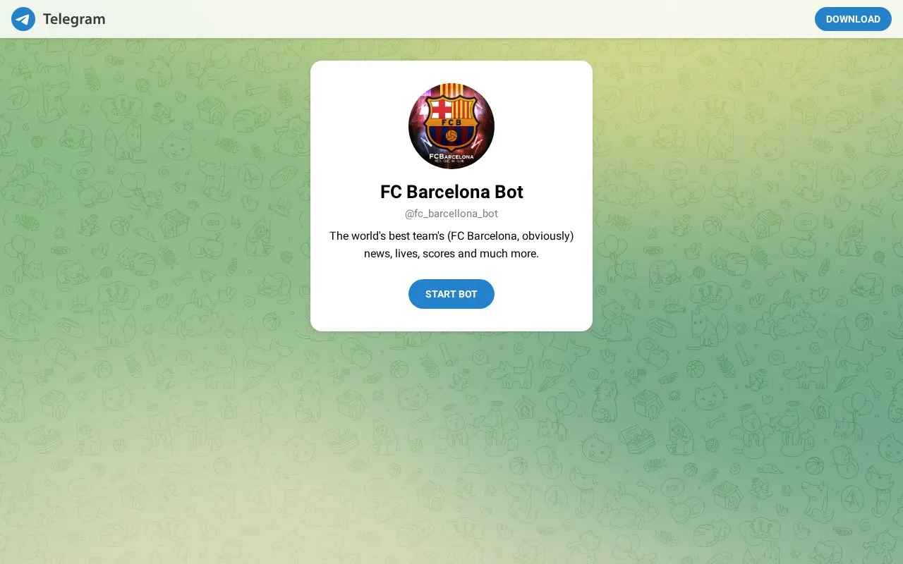 @fc_barcellona_bot homepage screenshot