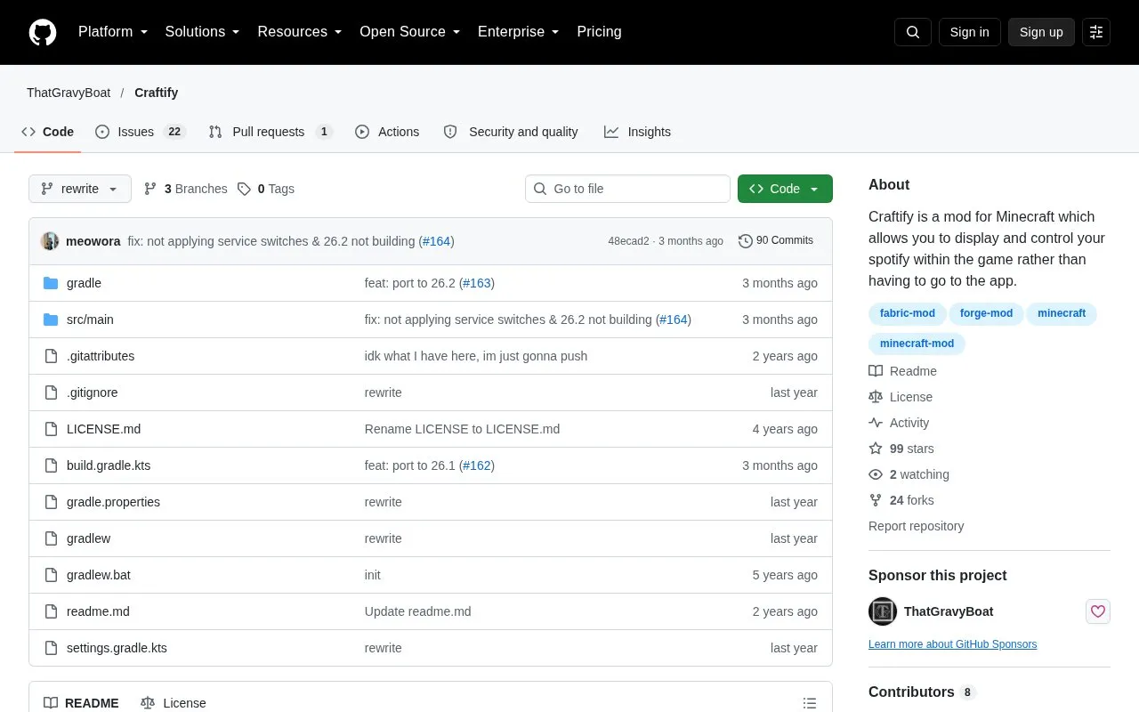 Craftify homepage screenshot