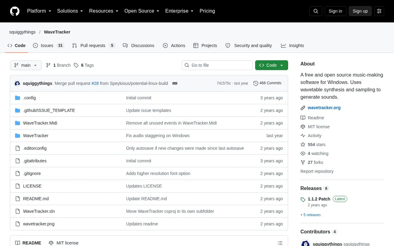 Wave Tracker homepage screenshot