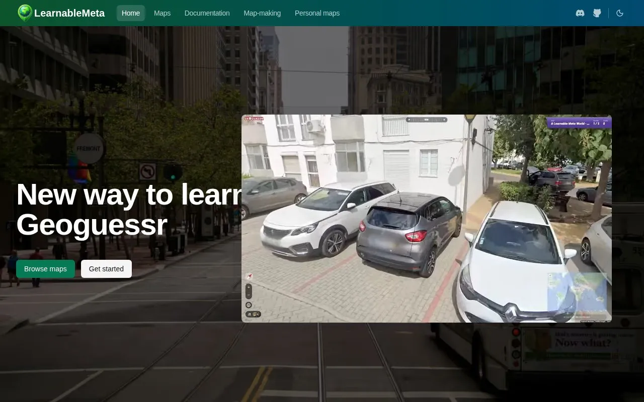 LearnableMeta homepage screenshot