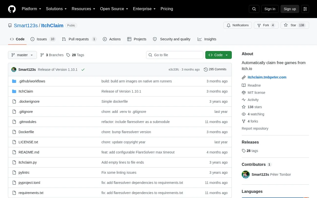 Auto-Claim homepage screenshot