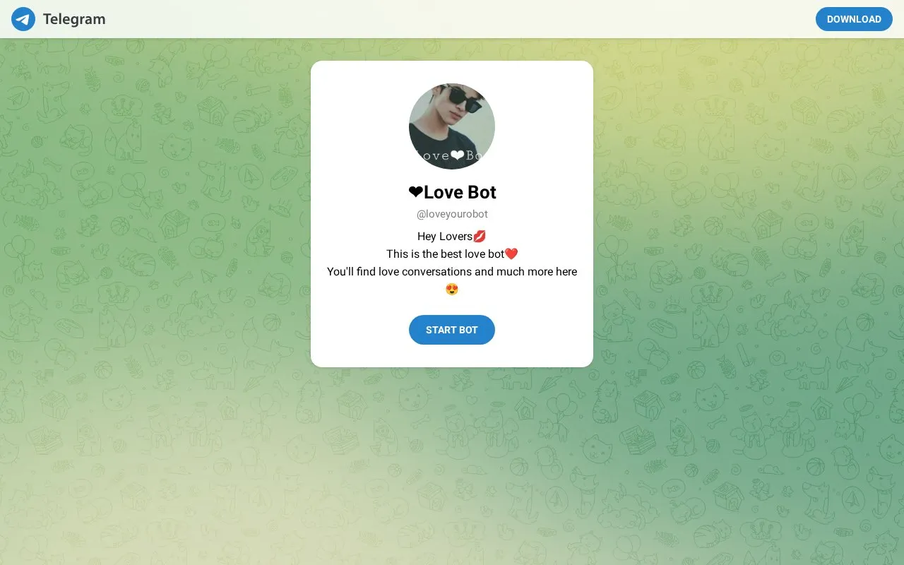 @loveyourobot homepage screenshot