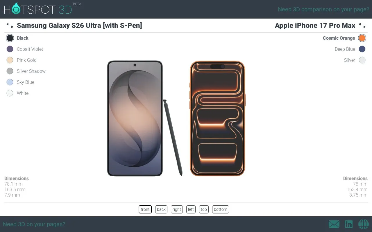 HotSpot3D homepage screenshot