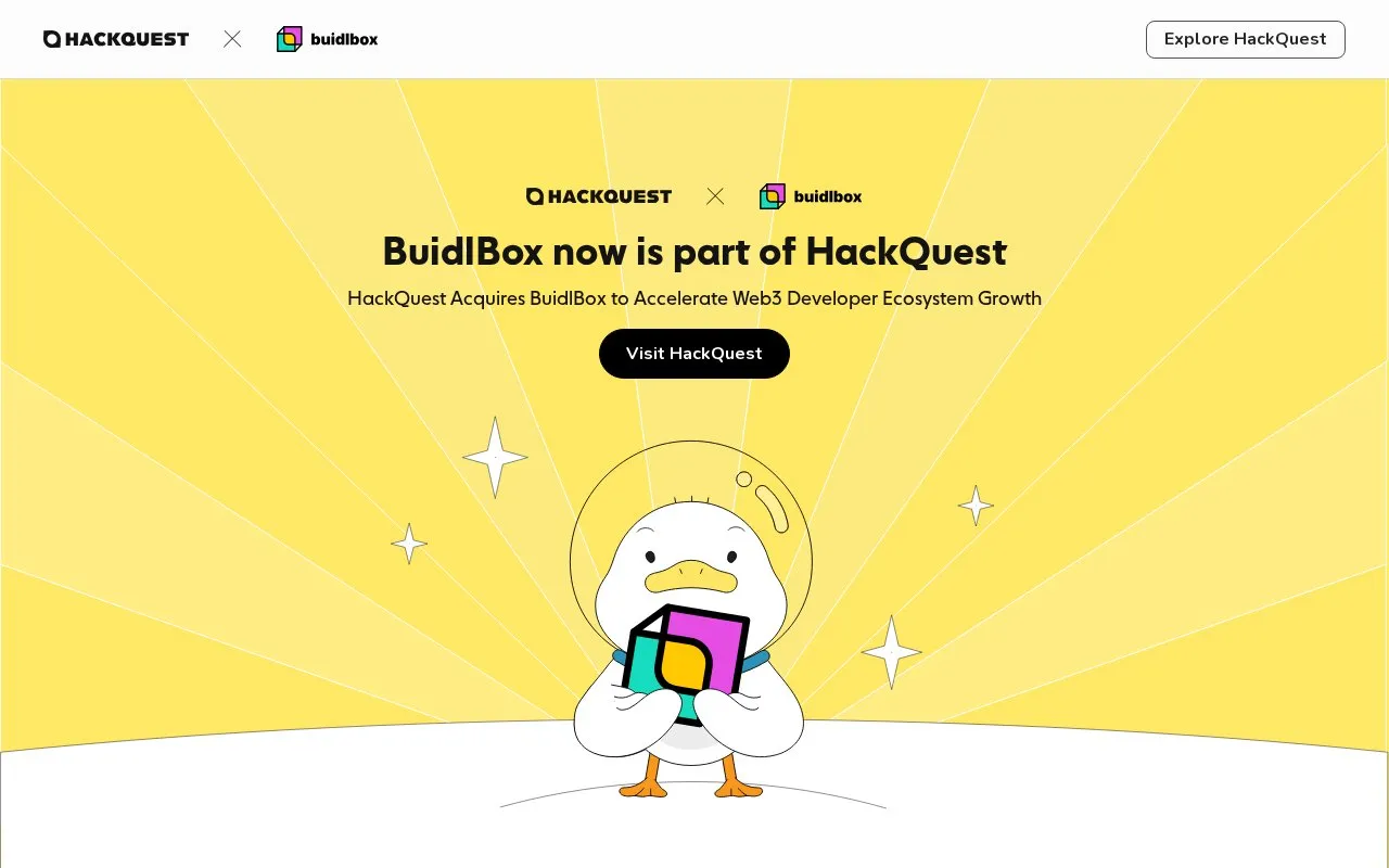BuildBox homepage screenshot