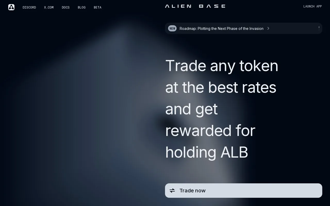 Alien Base V3 homepage screenshot
