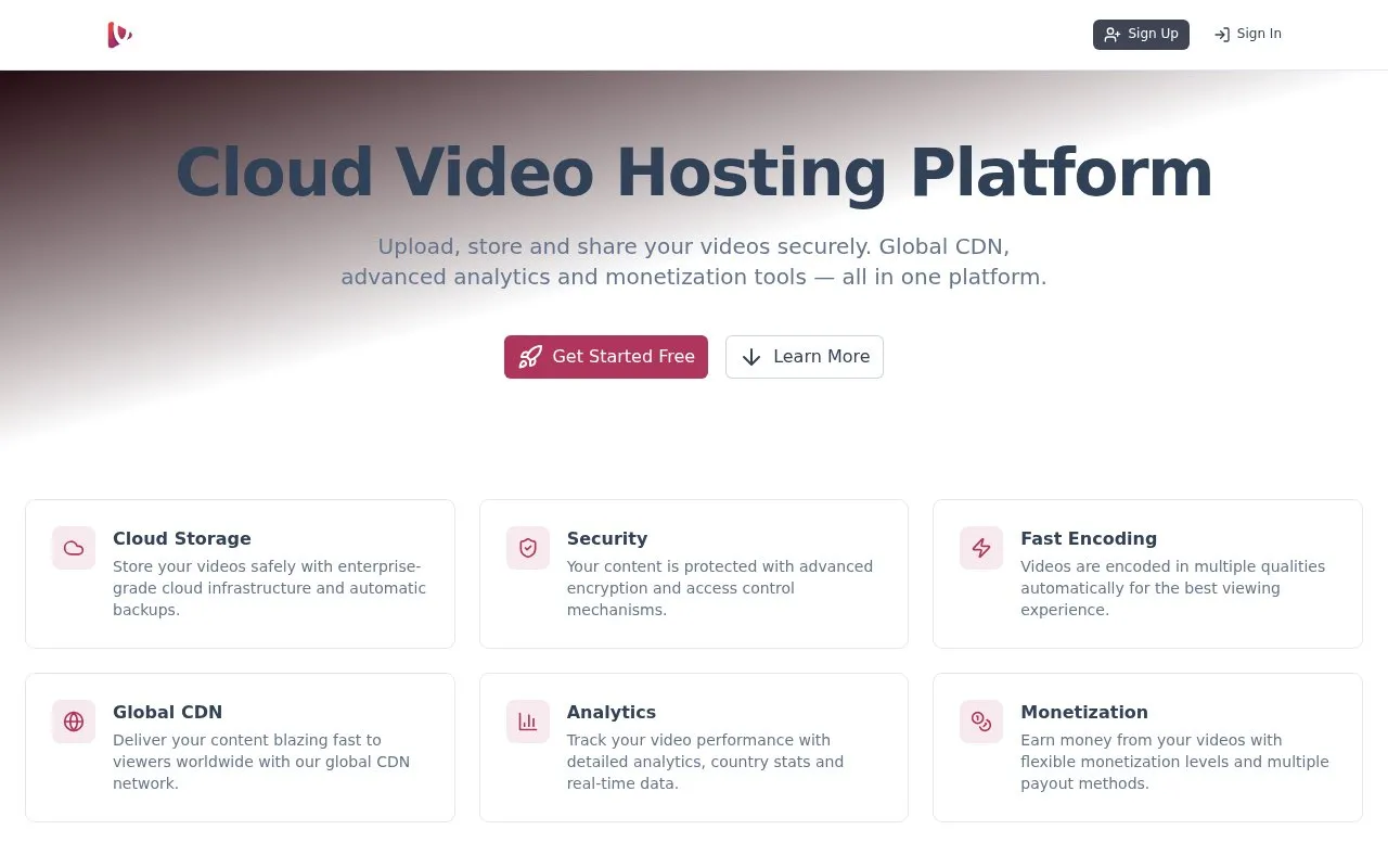 Vidmoly homepage screenshot