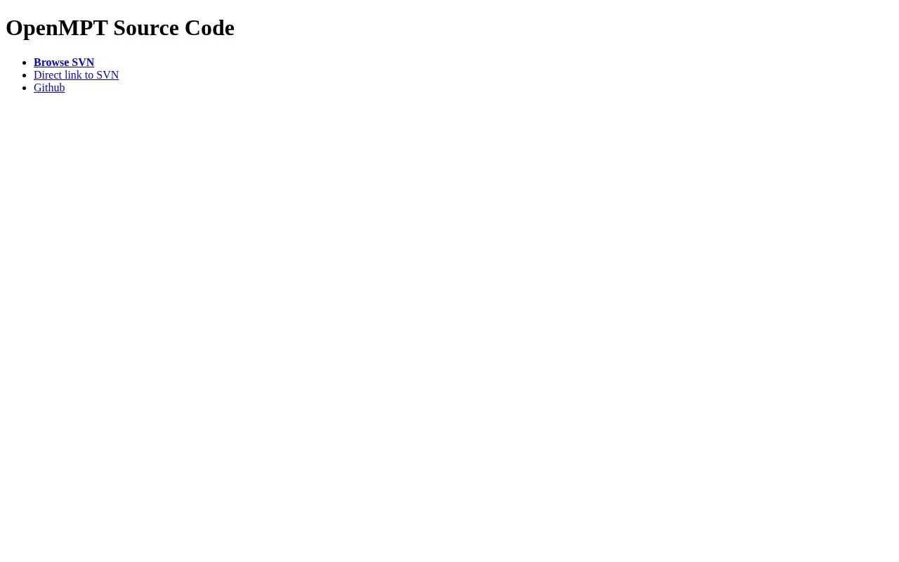 Source homepage screenshot