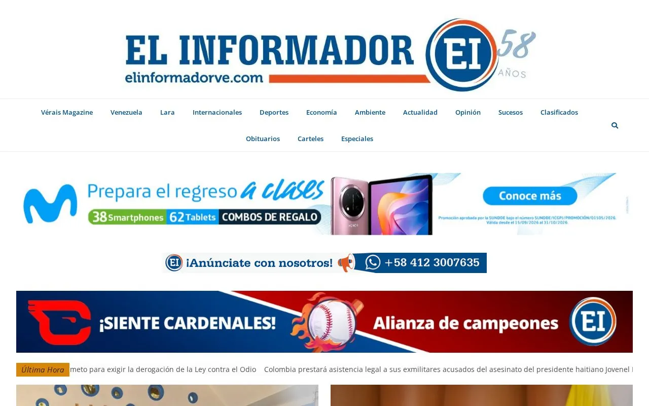 El Informador homepage screenshot