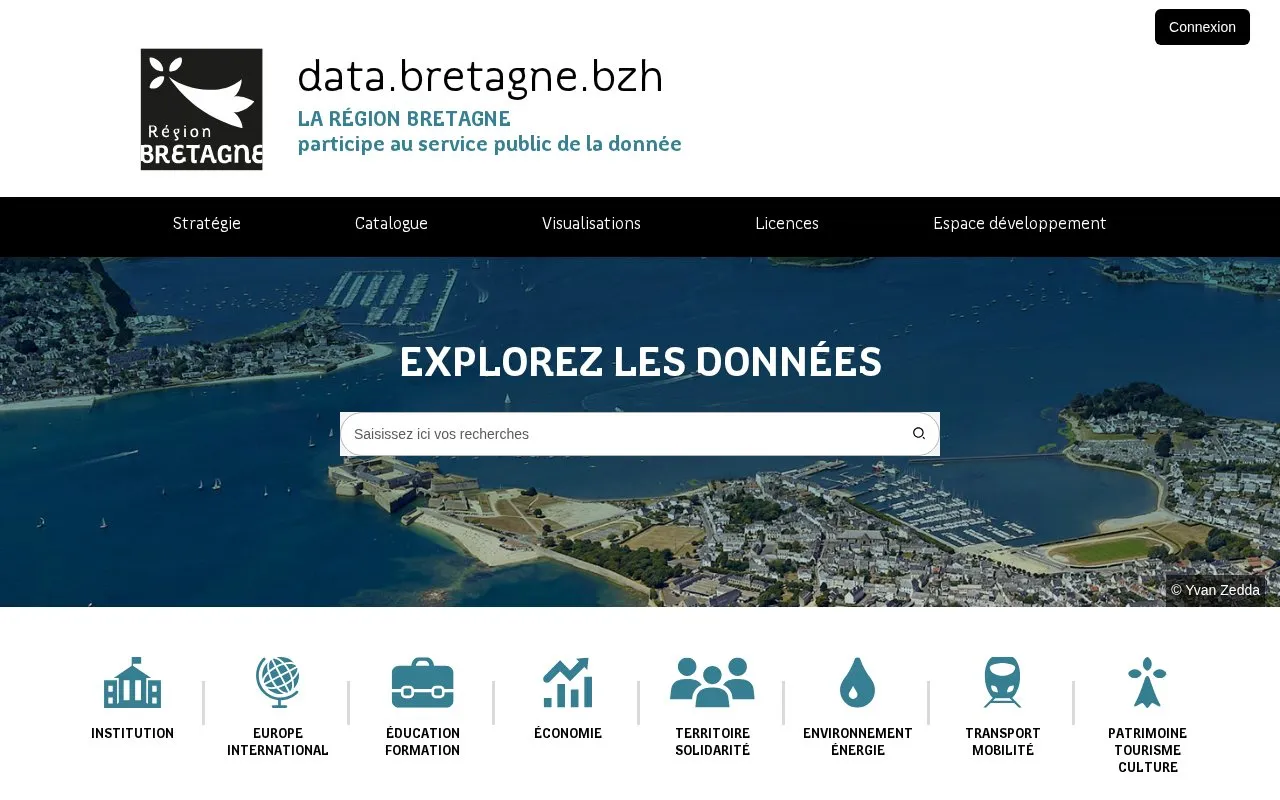 data.bretagne.bzh homepage screenshot