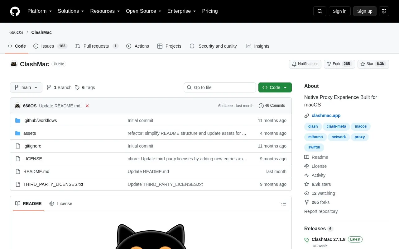ClashMac homepage screenshot