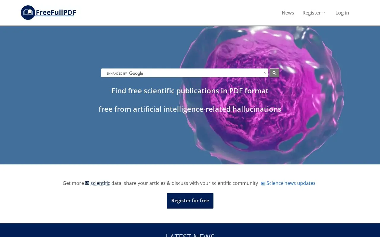Free Full PDF homepage screenshot