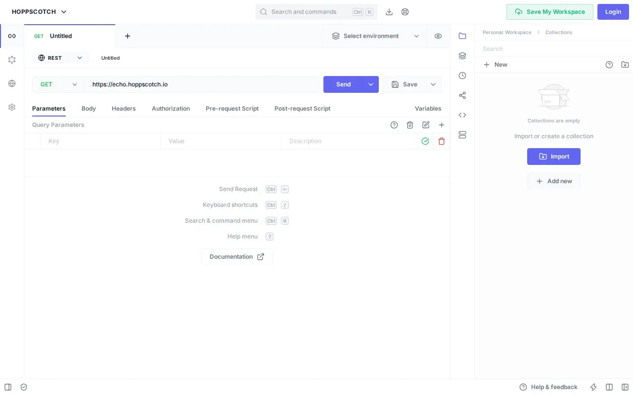 Hoppscotch homepage screenshot